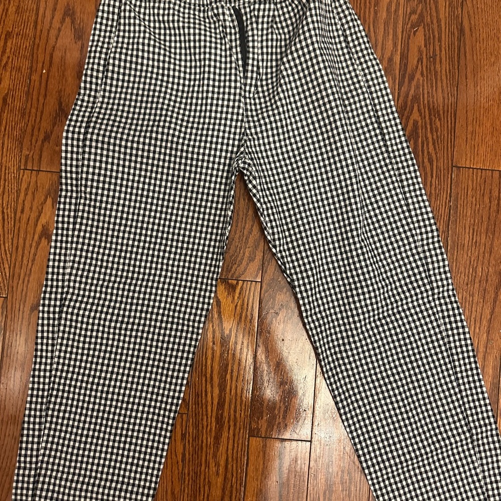 Brandy Melville Gingham Black and White Pants